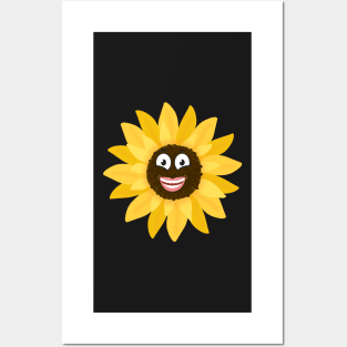 Sunflower Smiley Posters and Art